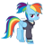 Size: 1174x1200 | Tagged: safe, artist:jennieoo, rainbow dash, pegasus, pony, g4, bracelet, clothes, college, ear piercing, earring, hoodie, jewelry, piercing, ponytail, raised leg, show accurate, simple background, smiling, solo, transparent background, vector