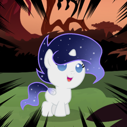 Size: 768x768 | Tagged: safe, artist:stellamoonshineyt, oc, oc only, oc:daydream, alicorn, pony, baby, baby pony, solo