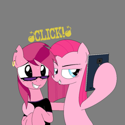 Size: 707x707 | Tagged: safe, pinkie pie, oc, oc:soulless pinkamena, g4, love, pinkamena diane pie, selfie