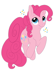 Size: 2048x2689 | Tagged: safe, artist:merry-carousel, pinkie pie, earth pony, pony, g4, confetti, cute, diapinkes, female, high res, mare, simple background, solo, transparent background