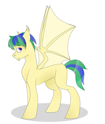Size: 1329x1565 | Tagged: safe, alternate version, artist:toptian, oc, oc only, bat pony, pony, background removed, bat pony oc, bat wings, simple background, solo, white background, wings
