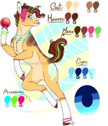 Size: 849x990 | Tagged: safe, artist:malinraf1615, oc, oc only, oc:skipper, earth pony, pony, ball, male, offspring, parent:cheese sandwich, parent:pinkie pie, parents:cheesepie, reference sheet, solo, stallion