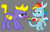 Size: 701x453 | Tagged: safe, artist:justinanddennis, rainbow dash, dragon, pony, g4, crossover, dragonified, ponified, rainbow dragon, role reversal, species swap, spyro the dragon, spyro the dragon (series)