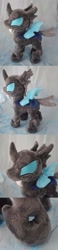 Size: 794x3403 | Tagged: dead source, safe, changeling, arthropod, fangs, irl, multiple views, photo, plushie, toy