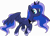Size: 6761x4909 | Tagged: safe, artist:inaactive, princess luna, alicorn, pony, absurd resolution, alternate design, cute, lunabetes, simple background, solo, transparent background, vector