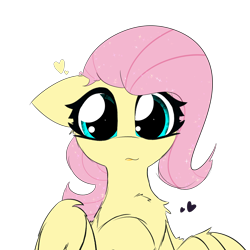 Size: 2362x2362 | Tagged: safe, artist:jubyskylines, fluttershy, pegasus, pony, g4, chest fluff, cute, high res, shyabetes, simple background, solo, transparent background