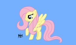 Size: 1217x720 | Tagged: safe, artist:damemarionette, fluttershy, pegasus, pony, g4, solo