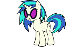 Size: 1280x800 | Tagged: safe, artist:icicle-niceicle-1517, artist:ikillyou121, color edit, edit, dj pon-3, vinyl scratch, pony, unicorn, g4, colored, female, mare, simple background, solo, transparent background