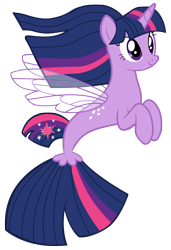 Size: 4800x7000 | Tagged: safe, artist:tardifice, twilight sparkle, alicorn, seapony (g4), g4, surf and/or turf, absurd resolution, cute, cutie mark, female, seaponified, seapony twilight, simple background, smiling, solo, species swap, transformation, transparent background, twiabetes, twilight sparkle (alicorn), vector