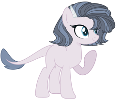 Size: 5241x4353 | Tagged: safe, artist:thieeur-nawng, oc, oc only, dracony, hybrid, pony, base used, interspecies offspring, leonine tail, offspring, parent:rarity, parent:spike, parents:sparity, raised hoof, simple background, solo, white background