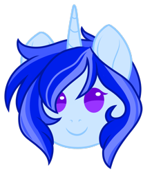 Size: 1080x1229 | Tagged: safe, artist:silentwolf-oficial, oc, oc only, oc:silent wolf, pony, unicorn, bust, horn, simple background, smiling, solo, transparent background, unicorn oc