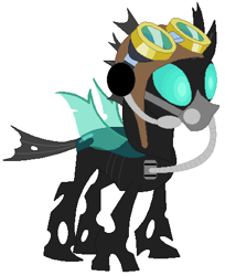 Size: 377x461 | Tagged: safe, artist:hubfanlover678, thorax, changeling, g4, aviator goggles, aviator hat, gas mask, goggles, hat, headset, mask, simple background, solo, white background