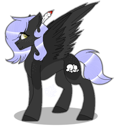 Size: 448x481 | Tagged: safe, artist:toptian, oc, oc only, pegasus, pony, feather, pegasus oc, simple background, solo, white background, wings