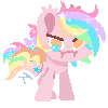 Size: 100x100 | Tagged: safe, artist:taligintou, oc, oc:paper stars, angry, animated, cute, frown, madorable, paperbetes, pixel art, shaking, simple background, teary eyes, transparent background