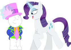 Size: 1349x956 | Tagged: safe, artist:clarktooncrossing, rarity, oc, ghost, pony, undead, g4, clothes, magic, simple background, transparent background