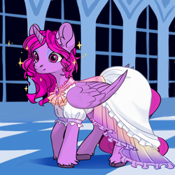 Size: 1024x1024 | Tagged: safe, oc, alicorn, pony, avatar maker factory, fancy, female, lady lavender, mare