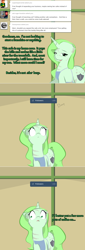 Size: 900x2638 | Tagged: safe, artist:askmerriweatherauthor, oc, oc only, oc:merriweather, pony, unicorn, ask merriweather, female, mare, milestone, solo