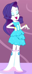 Size: 274x622 | Tagged: safe, screencap, rarity, equestria girls, g4, make up shake up, my little pony equestria girls: summertime shorts, cropped, fall formal outfits, solo