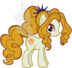Size: 335x315 | Tagged: safe, artist:nano23823, adagio dazzle, earth pony, pony, g4, .svg available, butterfly wings, equestria girls ponified, female, fin wings, mare, ponified, simple background, smiling, solo, svg, transparent background, vector, wings