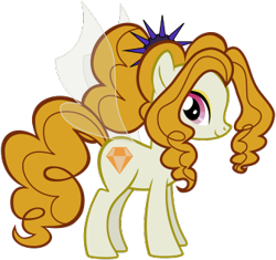 Size: 335x315 | Tagged: safe, artist:nano23823, adagio dazzle, earth pony, pony, g4, .svg available, alternate cutie mark, butterfly wings, equestria girls ponified, female, fin wings, mare, ponified, simple background, siren wings, smiling, solo, stock vector, svg, transparent background, vector, wings