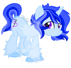 Size: 1440x1379 | Tagged: safe, artist:silentwolf-oficial, artist:teepew, oc, oc only, oc:silent wolf, pony, unicorn, base used, hoof fluff, horn, signature, simple background, solo, transparent background, unicorn oc, watermark