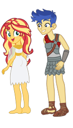 Size: 3000x5220 | Tagged: safe, artist:gmaplay, flash magnus, flash sentry, somnambula, sunset shimmer, equestria girls, g4, ass, bunset shimmer, butt, female, magnambula, male, ship:flashimmer, shipping, simple background, straight, transparent background