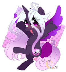 Size: 2048x2208 | Tagged: safe, artist:2pandita, oc, oc only, oc:hatsune dailyn, alicorn, pony, female, high res, mare, simple background, solo, transparent background, two toned wings, wings