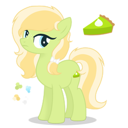 Size: 1280x1280 | Tagged: safe, artist:magicuniclaws, oc, oc only, oc:keylime pie, earth pony, pony, female, magical lesbian spawn, mare, offspring, parent:cup cake, parent:pear butter, parents:buttercake, simple background, solo, transparent background