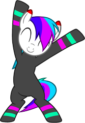 Size: 743x1074 | Tagged: safe, artist:tcgamebot, oc, oc only, oc:lighty!!, pony, dancing, simple background, solo, transparent background, vector