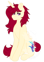 Size: 700x980 | Tagged: safe, artist:silentwolf-oficial, oc, oc only, pony, unicorn, horn, signature, simple background, solo, transparent background, unicorn oc, watermark