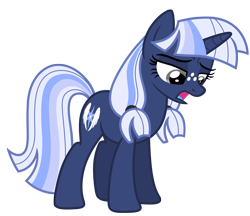 Size: 7250x6263 | Tagged: safe, artist:estories, oc, oc only, oc:silverlay, original species, pony, umbra pony, unicorn, g4, absurd resolution, female, mare, simple background, solo, transparent background, vector