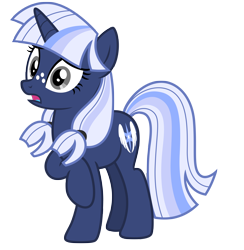 Size: 6836x7000 | Tagged: safe, artist:estories, oc, oc only, oc:silverlay, original species, pony, umbra pony, unicorn, g4, absurd resolution, female, mare, simple background, solo, transparent background, vector