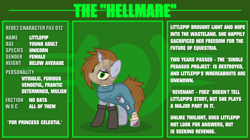 Size: 7140x4000 | Tagged: safe, artist:estories, oc, oc only, oc:littlepip, pony, unicorn, fallout equestria, g4, absurd resolution, hellmare, mask, revenant — fallout equestria 2, solo, vector
