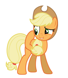 Size: 6093x7000 | Tagged: safe, artist:estories, applejack, earth pony, pony, g4, absurd resolution, hat, simple background, solo, transparent background, vector