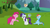 Size: 1280x720 | Tagged: safe, screencap, pinkie pie, rainbow dash, rarity, earth pony, pegasus, pony, unicorn, g4, keep calm and flutter on, eyes closed, female, mare, perfume, raised hoof