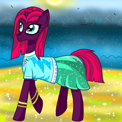 Size: 800x800 | Tagged: safe, artist:php185, tempest shadow, pony, unicorn, g4, solo, storm