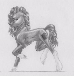 Size: 2496x2567 | Tagged: safe, artist:joestick, oc, oc only, pony, female, high res, solo, traditional art