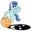 Size: 1141x1067 | Tagged: safe, artist:moonlightthegriffon, artist:nerdy-pony, spring skies, pegasus, pony, g4, background pony, base used, halloween, holiday, jack-o-lantern, nightmare night, pumpkin, scared, shadow, simple background, solo, spooky, transparent background