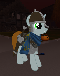 Size: 725x921 | Tagged: safe, oc, oc:littlepip, fallout equestria, arrow, arrow in the knee, arrow in the knee (meme), clothes, costume, halloween, halloween costume, meme, screenshots, second life, skyrim, stormcloak, the elder scrolls