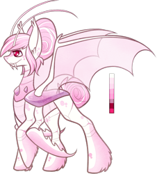 Size: 714x789 | Tagged: safe, artist:velnyx, oc, oc only, oc:phantasia, changepony, hybrid, pony, female, simple background, solo, transparent background