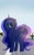 Size: 791x1280 | Tagged: safe, artist:kebchach, princess luna, alicorn, pony, g4, aviator hat, female, hat, mare, plane, solo