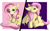 Size: 1920x1200 | Tagged: safe, artist:lunar froxy, fluttershy, bat pony, pegasus, pony, g4, bat ponified, bat wings, cheek fluff, chest fluff, cute, duality, ear fluff, female, flutterbat, leg fluff, licking, licking lips, mare, profile, race swap, self paradox, self ponidox, shyabates, shyabetes, sitting, spread wings, tongue out, wings