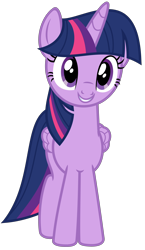 Size: 3000x5155 | Tagged: safe, artist:severity-gray, twilight sparkle, alicorn, pony, g4, cute, simple background, smiling, solo, transparent background, twiabetes, twilight sparkle (alicorn), vector