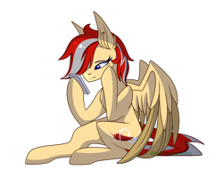 Size: 2000x1600 | Tagged: safe, artist:redheartponiesfan, oc, oc only, oc:swiftful feathers, pegasus, pony, cellphone, female, mare, phone, simple background, smartphone, solo, transparent background