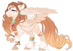 Size: 1024x719 | Tagged: safe, artist:azure-art-wave, oc, oc only, oc:apollo, pegasus, pony, jewelry, male, simple background, solo, stallion, transparent background