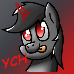 Size: 1997x1997 | Tagged: safe, artist:somber, earth pony, pony, unicorn, color, commission, cute, profile picture, solo, your character here