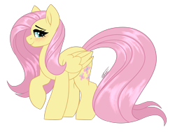 Size: 3033x2296 | Tagged: safe, artist:inspiredpixels, fluttershy, pegasus, pony, g4, cute, high res, shyabetes, simple background, solo, transparent background