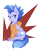 Size: 869x1124 | Tagged: safe, artist:shelltoon, oc, oc only, oc:nimbostratus, pegasus, pony, clothes, hoodie, mohawk, simple background, solo, transparent