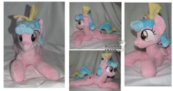 Size: 1024x539 | Tagged: safe, artist:allunacraft, cozy glow, g4, irl, photo, plushie