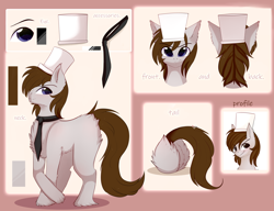 Size: 5916x4541 | Tagged: safe, artist:krissstudios, oc, oc only, earth pony, pony, absurd resolution, hat, male, reference sheet, solo, stallion